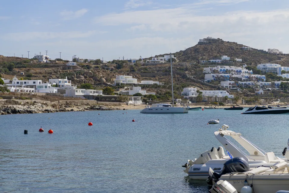 The bay of Agios Ioannis