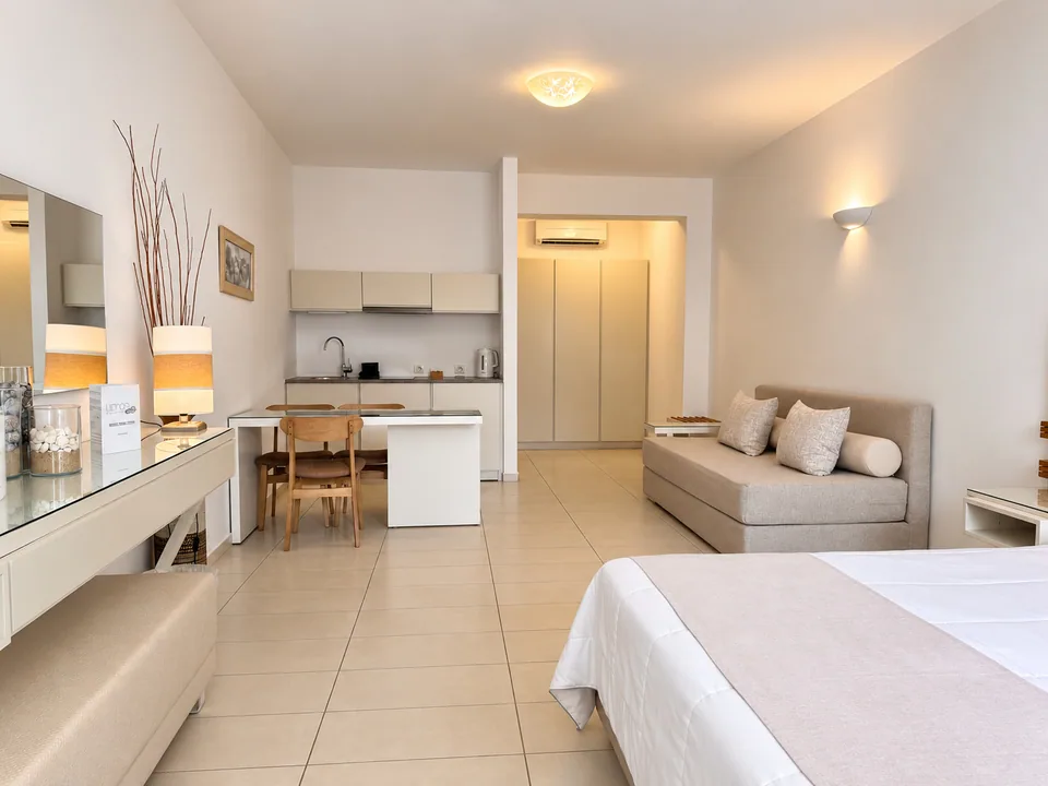 Studio 201 · Kitchenette and dining area