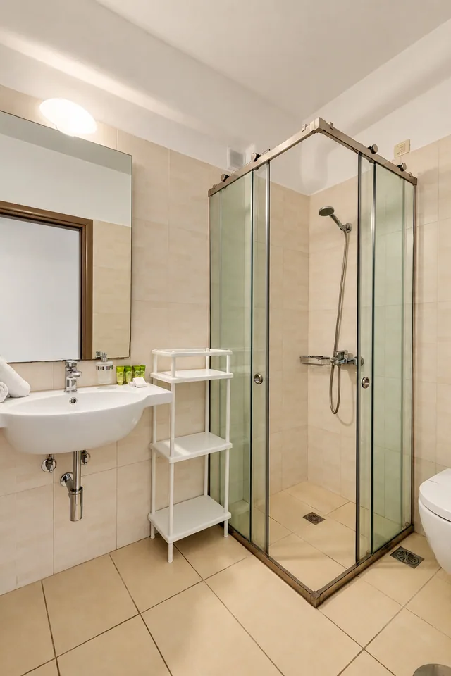 Suite 202 · Second bathroom with shower