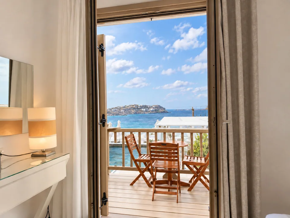 Studio 204 · Balcony or terrace with sea view